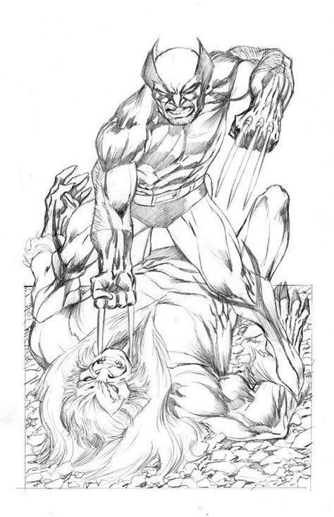 Wolverine Vs Sabretooth Wolverine Art Drawing