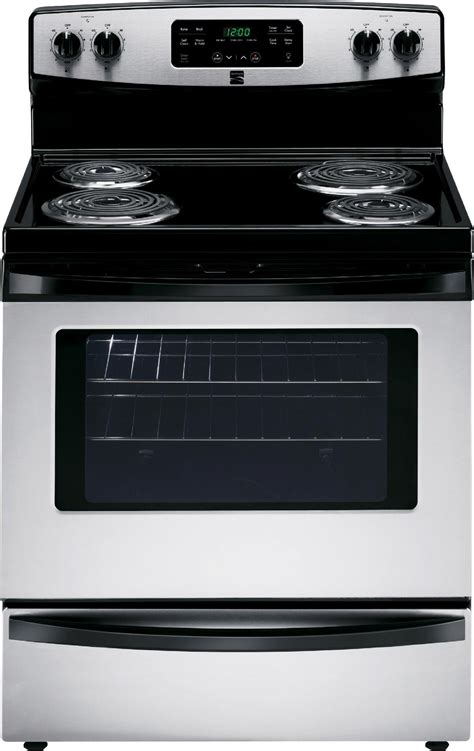 kenmore 94143 5 3 cu ft electric range w self cleaning oven stainless steel