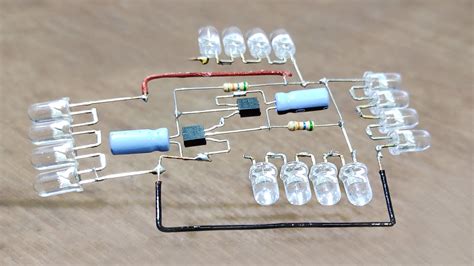 Led Light Project For Beginners Simple Project Using Led And Transistor