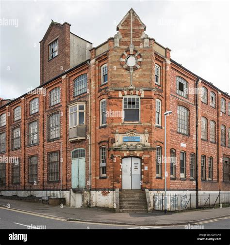 An Old Disused Factory Building In Wellingborough Northamptonshire Uk