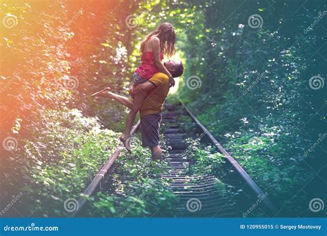 Tunnel Of Love Stock Image Image Of Male Embrace Relaxed 120955015
