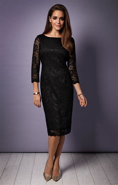 Katherine Lace Occasion Dress Black Evening Dresses Occasion Wear