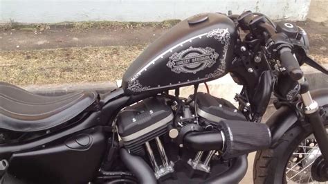 Harley Davidson Sportster 48 Custom Youtube