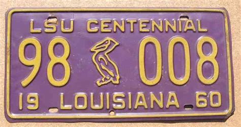1956 Louisiana License Plate Catalog 152054 40