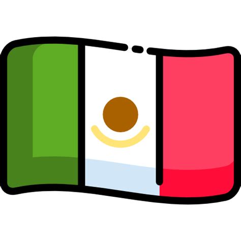 멕시코 무료 깃발개 아이콘