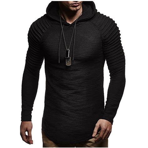 2018 New Mens Hoodies Brand Fashion Men Solid Color Sweatshirt Male