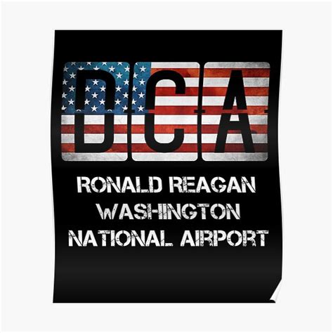 Ronald Reagan Washington National Airport Dca Poster By Airportsworld