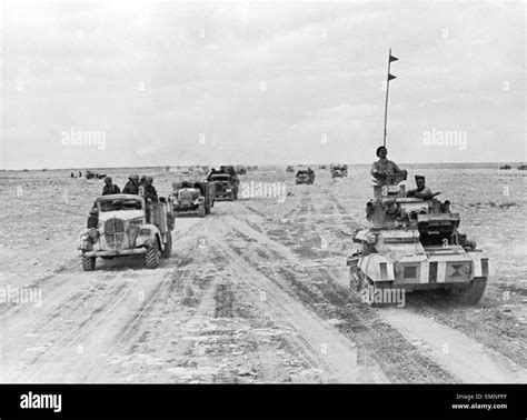 A British Light Tank Leads The Way Across An Enemy Mine Field1st