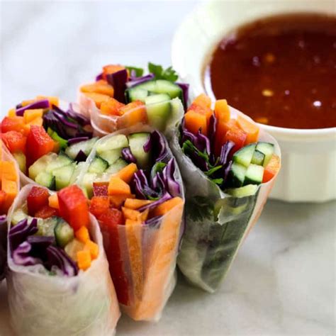 For the sweet chili sauce; Veggie Spring Rolls with Sweet Chili Sauce | The Culinary ...