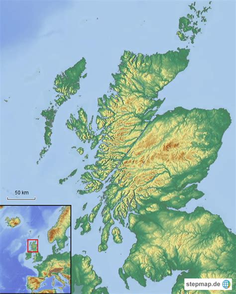 Here's a quick guide to making the most of aliexpress and getting the best value. StepMap - Schottland Relief - Landkarte für Großbritannien