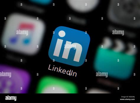 Linked In App Icon Hi Res Stock Photography And Images Alamy
