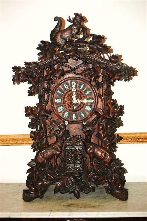 Black Forest Clocks This Rare Black Forest Clock This Piece Was