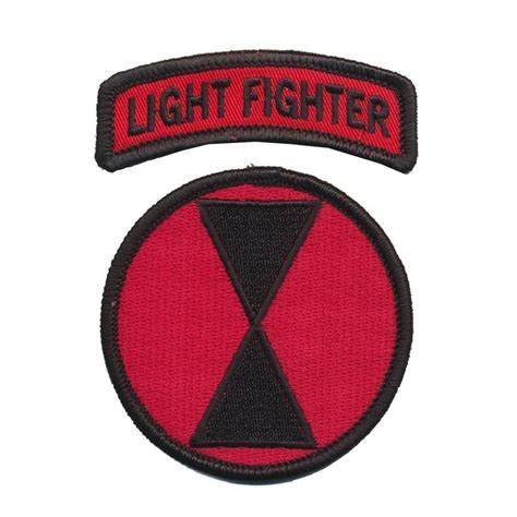 7th Infantry Division Dress Patch With Lightfighter Tab Us Ranger
