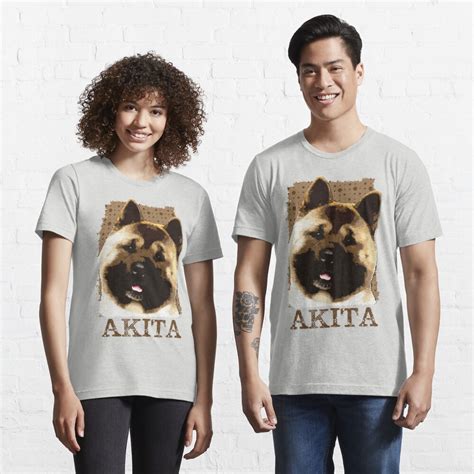 American Akita T Shirt For Sale By K9printart Redbubble Akita T