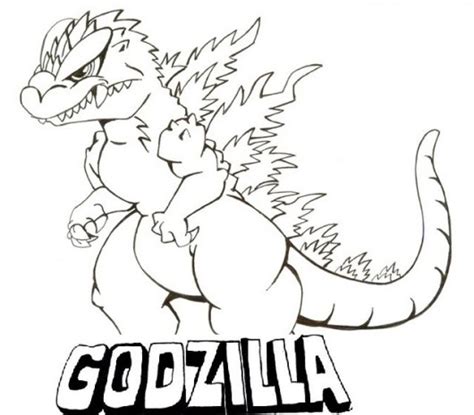King adora godzilla coloring pages. Come to Godzilla Coloring Pages and Meet these Amazingly ...