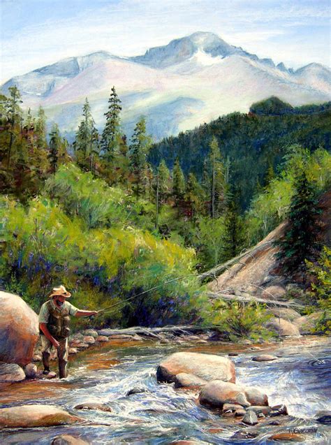 Rocky Mountain High Painting By Mary Giacomini