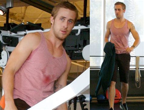 Ryan Gosling Confidently Hits The Gym In Pink Popsugar Celebrity