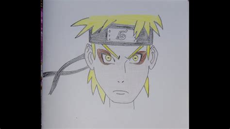 How To Draw Naruto Using Colored Pencil Youtube