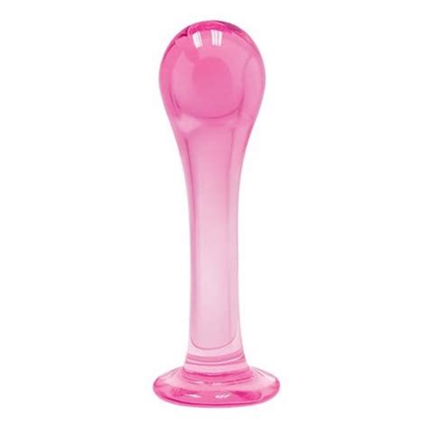 First Glass Droplet Anal Plug Pink Sex Toys At Adult Empire