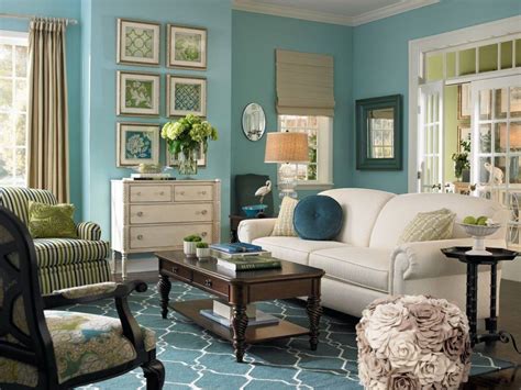 Traditional Living Room With Light Teal Paint Teal Living Rooms Teal