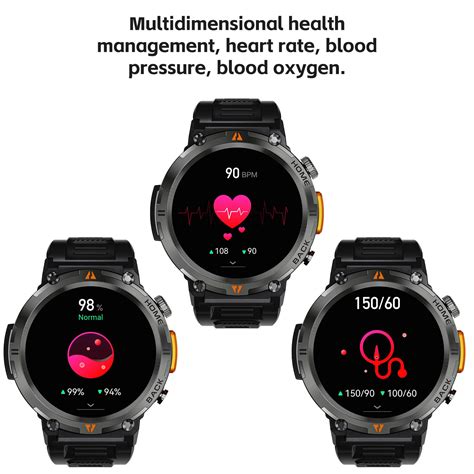 Eigiis Bluetooth Call Smart Watch Men Full Touch Screen Health Monito Nektom Watches