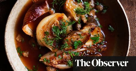 Nigel Slaters Recipes For Roast Artichoke Broth And For Potatoes With