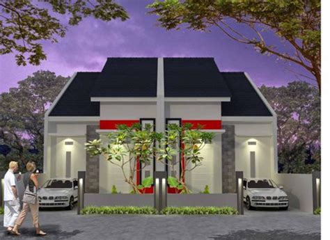 Bahkan, detail penerapan untuk seluruh elemen juga terlihat sangat mengesankan. Desain Rumah Type 45 Kopel Minimalis Modern