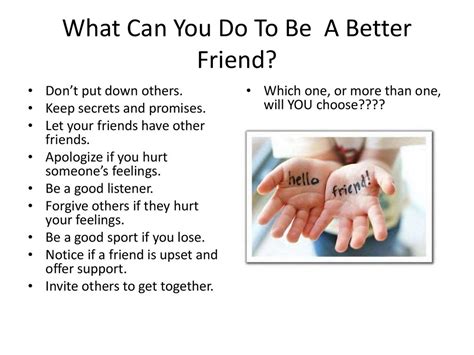 Friendship Qualities Of A Good Friend Online Presentation