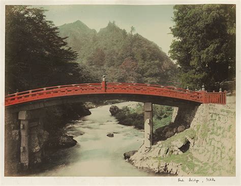 red bridge nikko kiyomizu temple kyoto by kimbei kusakabe annex galleries fine prints