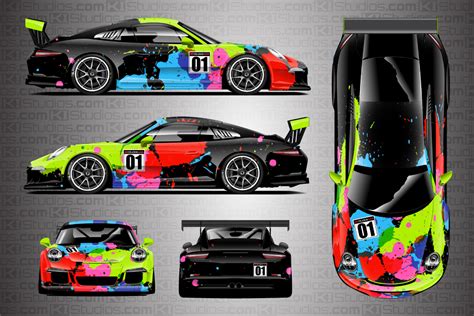 Porsche Racing Livery Wrap Jackson Ki Studios