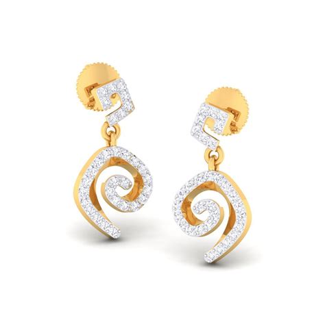 Stylish Diamond Earrings At Rs 100000pairs हीरे की बाली In Chennai