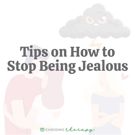 How To Stop Being Jealous 10 Tips Choosing Therapy