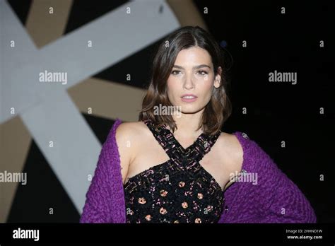 Alma Jodorowsky During The Chanel Haute Couture Fashion Show As Part Of