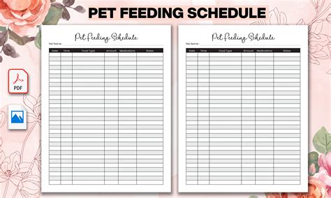 Free Printable Dog Feeding Chart Printable Form Templates And Letter