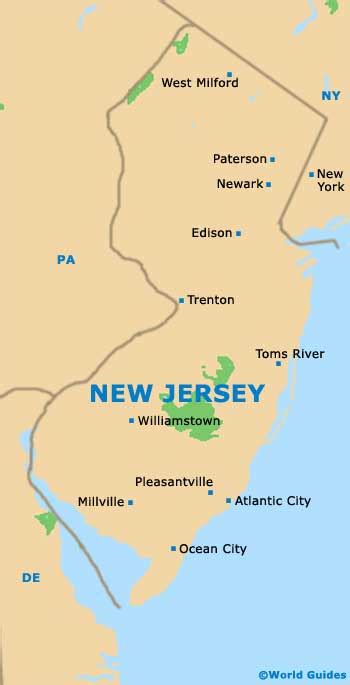 New Jersey Airports Map Fayre Jenilee