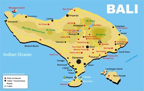 Bali Map Bali Discover