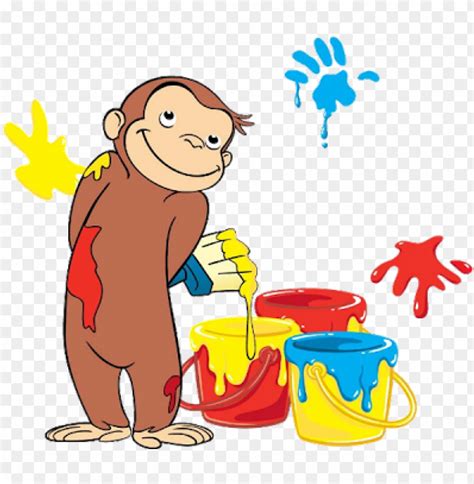 Free Download Hd Png Curious George Cartoon Monkey Curious George