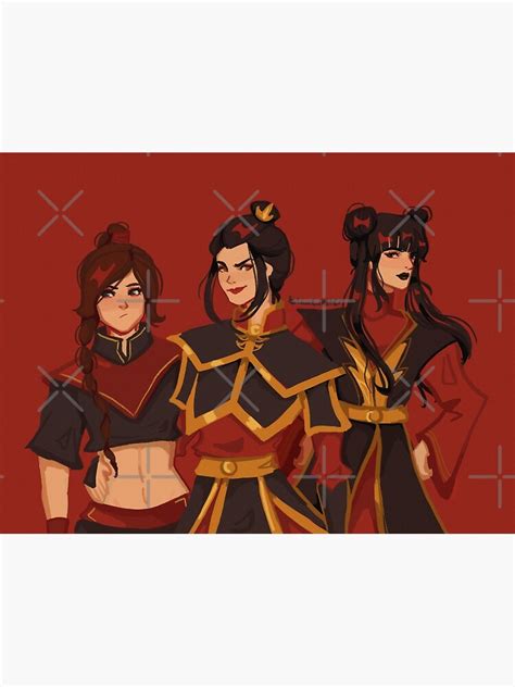 Azula Mai And Ty Lee Canvas Print By Kingwise Redbubble
