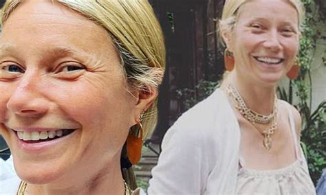 Gwyneth Paltrow 48 Is Almost Unrecognizable In Makeup Free Photo