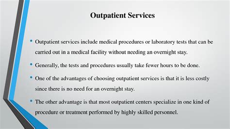 Solution Types Of Health Care Services Studypool