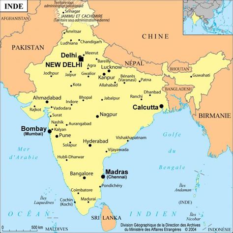 Mapa De La India Con Las Ciudades Mapa De Las Ciudades De La India