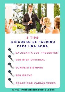 Discurso de padrino para una boda: 12 ideas originales