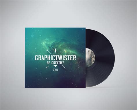 ✓ free for commercial use ✓ high quality images. Vinyl PSD Mockup