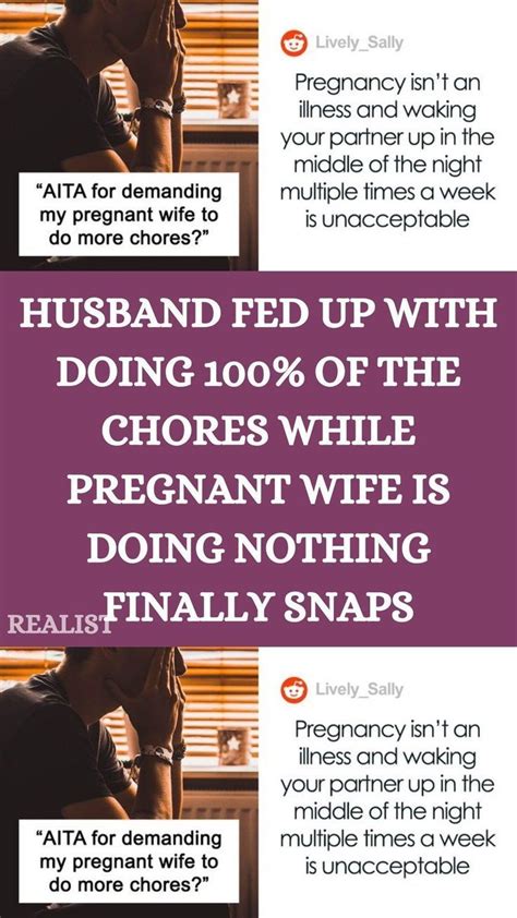 Two Texts That Say Husband Fed Up With Chores While Pregnant Wife Is Doing Nothing Really Snaps