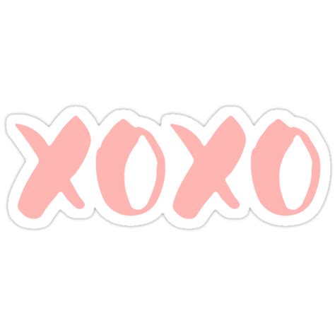 Xoxo Stickers By C Elizabeth Redbubble