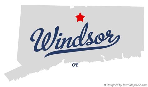 Map Of Windsor Ct Connecticut