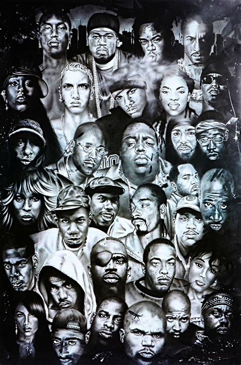 Hip Hop Rap Legends Poster Tupac Eminem Nas Biggie Rakim New Usa
