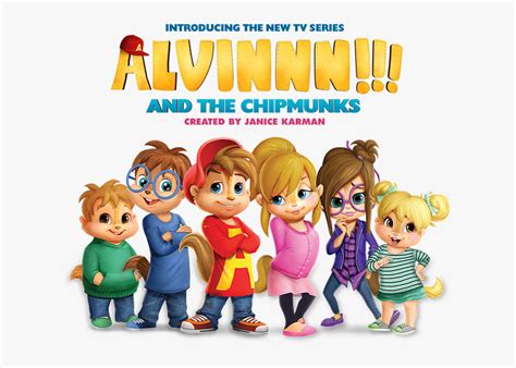 Alvin And The Chipmunks Cast Cartoon Hd Png Download Kindpng