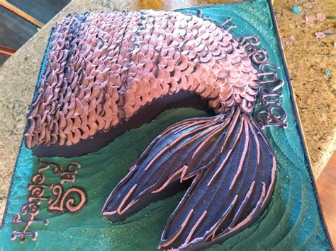 Mermaid tail cake | Mermaid tail cake, Mermaid tail, Mermaid