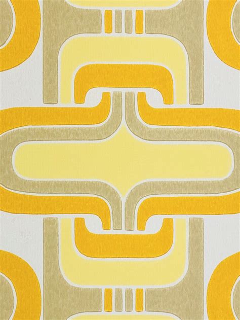 Vintage Wallpapers Online Shop Orange Yellow Brown Geometric